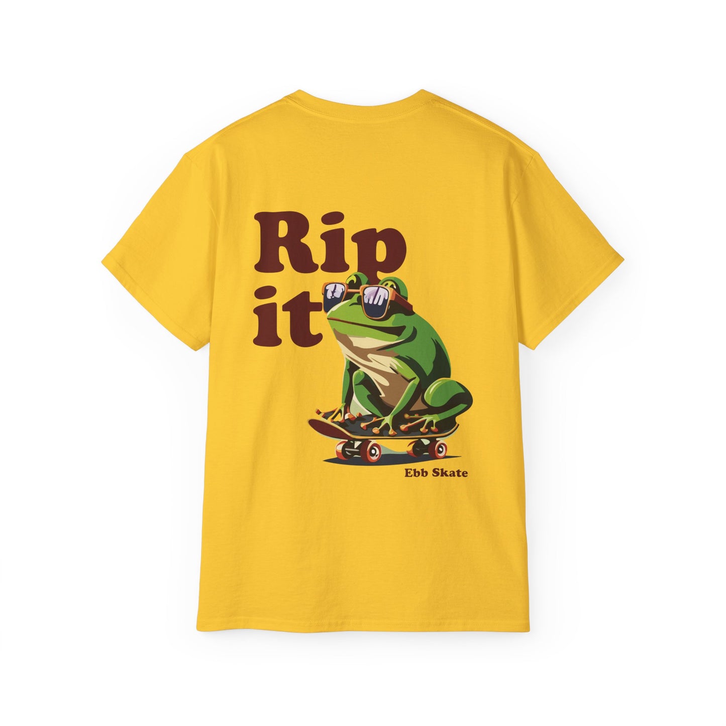 Skateboard Frog Tee - "Rip It"