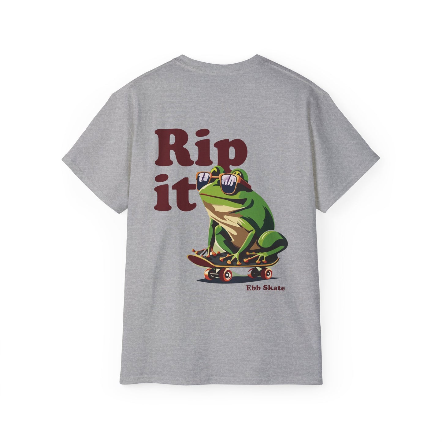 Skateboard Frog Tee - "Rip It"